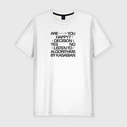 Мужская slim-футболка Kasabian Algorithms