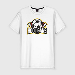 Мужская slim-футболка Hooligans