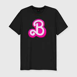 Мужская slim-футболка Б - значит Барби