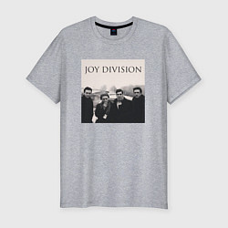 Футболка slim-fit Тру фанат Joy Division, цвет: меланж