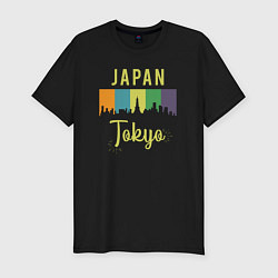 Мужская slim-футболка Токио Япония