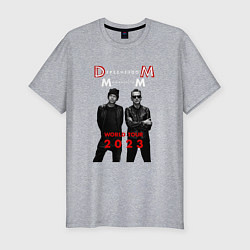Мужская slim-футболка Depeche Mode 2023 Memento Mori - Dave & Martin 04