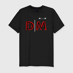 Мужская slim-футболка Depeche Mode 2023 Memento Mori Logo 08
