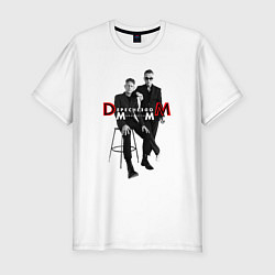 Футболка slim-fit Depeche Mode - Memento Mori Two of Us, цвет: белый