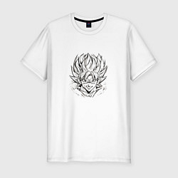 Мужская slim-футболка Персонаж Goku