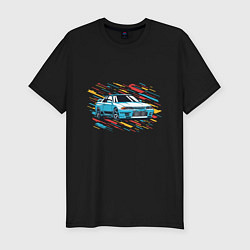 Футболка slim-fit Nissan Skyline R32 GTR, цвет: черный