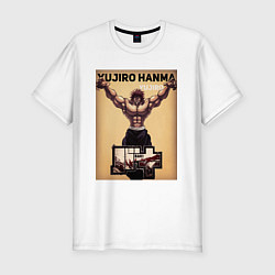 Мужская slim-футболка Боец Баки: Ханма Юдзиро