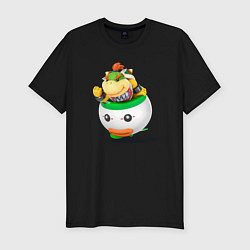 Футболка slim-fit Боузер-младший, цвет: черный