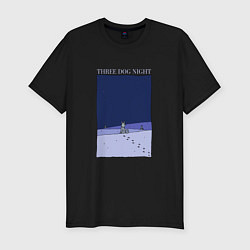 Футболка slim-fit Three dog night, цвет: черный