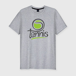 Мужская slim-футболка Tennis ball