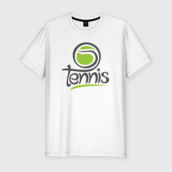 Мужская slim-футболка Tennis ball