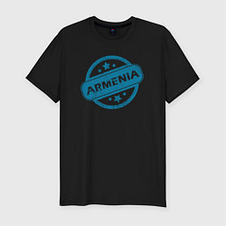 Мужская slim-футболка Армения здесь