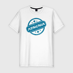 Мужская slim-футболка Армения здесь