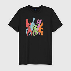 Мужская slim-футболка Jazz band