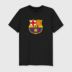 Мужская slim-футболка Barcelona fc sport