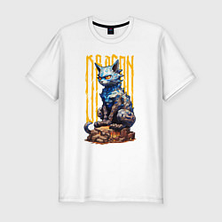 Мужская slim-футболка Dragoncat