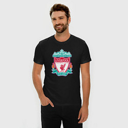 Футболка slim-fit Liverpool fc sport collection, цвет: черный — фото 2