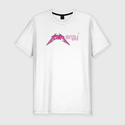 Мужская slim-футболка Kenergy - metallica and barbie style