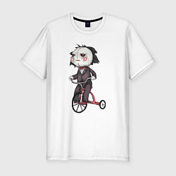Мужская slim-футболка Saw bike