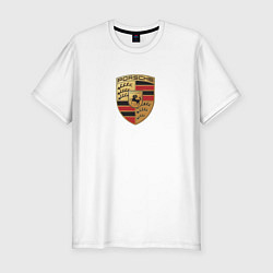 Футболка slim-fit Porsche sport auto, цвет: белый