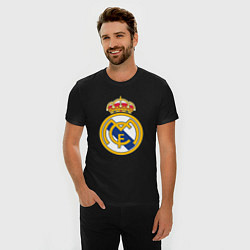 Футболка slim-fit Real madrid fc sport, цвет: черный — фото 2