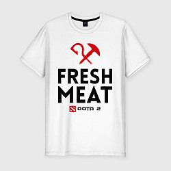 Футболка slim-fit Fresh Meat, цвет: белый