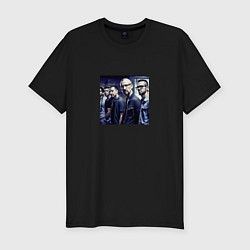 Футболка slim-fit Linkin Park - музыкальная группа, цвет: черный