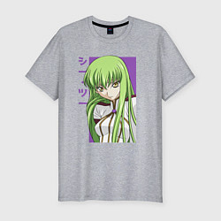 Футболка slim-fit СС Код Гиас, цвет: меланж