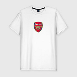 Футболка slim-fit Arsenal fc sport club, цвет: белый