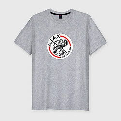 Футболка slim-fit Ajax fk club, цвет: меланж