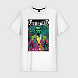 Мужская slim-футболка Эрнесто Че Гевара в современном искусстве