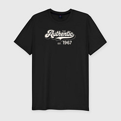 Футболка slim-fit Authentic 1967, цвет: черный