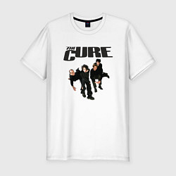 Мужская slim-футболка The Cure - A Band from UK