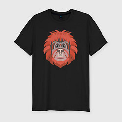 Футболка slim-fit Orange monkey, цвет: черный