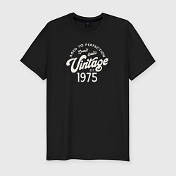 Футболка slim-fit 1975 год - выдержанный до совершенства, цвет: черный