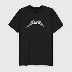 Мужская slim-футболка Давид в стиле рок-группы Металлика