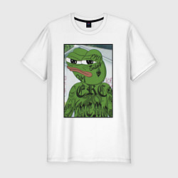 Мужская slim-футболка Pepe tattoo