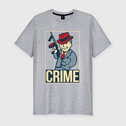 Мужская slim-футболка Vault crime