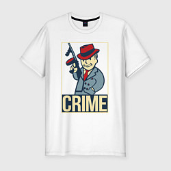 Мужская slim-футболка Vault crime