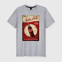Мужская slim-футболка Nuka cola price