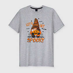 Футболка slim-fit Lets get spooky, цвет: меланж