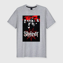 Мужская slim-футболка Slipknot - all