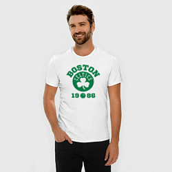 Футболка slim-fit Boston Celtics 1986, цвет: белый — фото 2