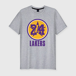 Футболка slim-fit 24 Lakers, цвет: меланж