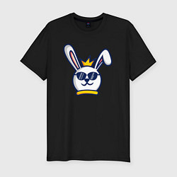 Футболка slim-fit Rabbit king, цвет: черный