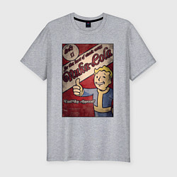 Футболка slim-fit Vault boy - nuclear cola, цвет: меланж