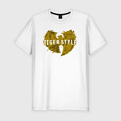 Мужская slim-футболка Tiger style