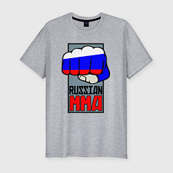 Футболка slim-fit Russian MMA, цвет: меланж