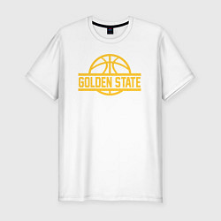 Мужская slim-футболка Golden State team