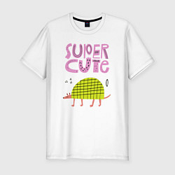 Мужская slim-футболка Super cute